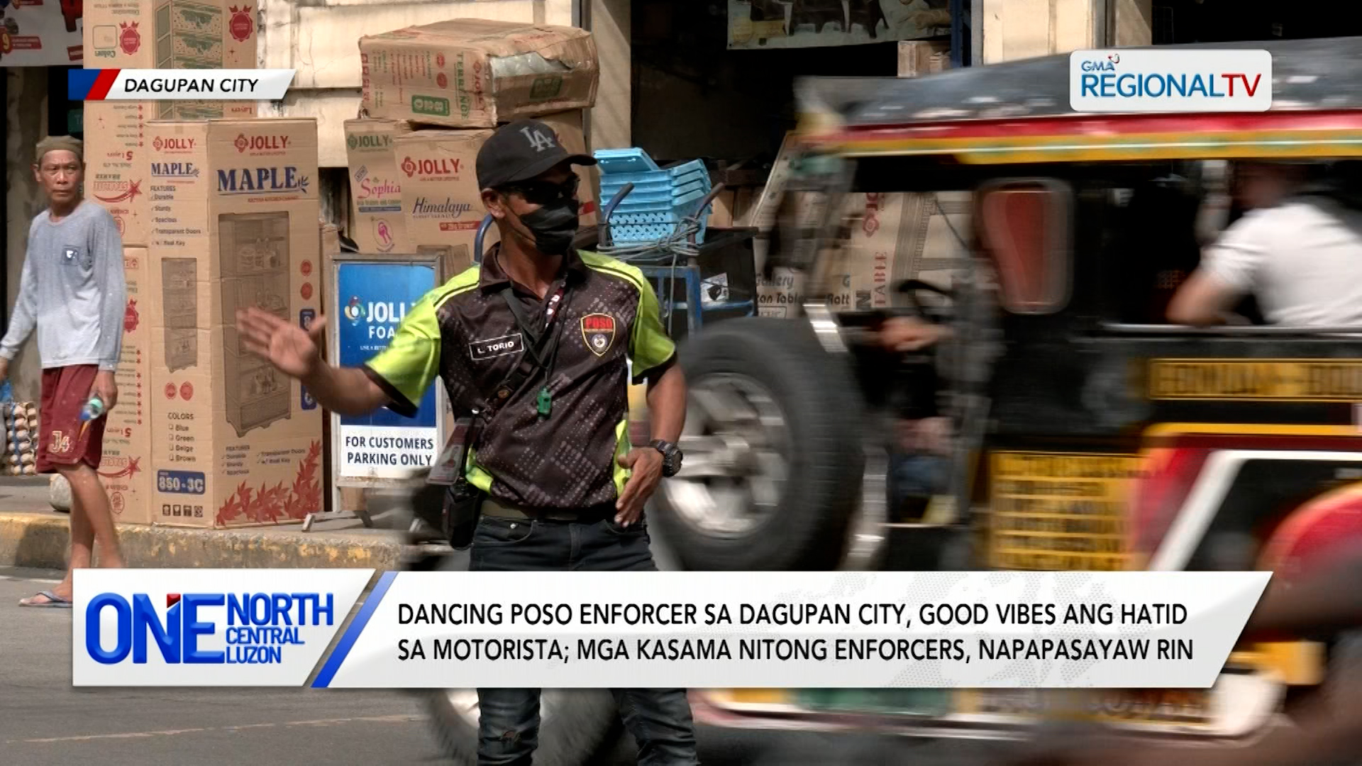Dancing POSO enforcer, good vibes ang hatid sa motorista | One North Central Luzon