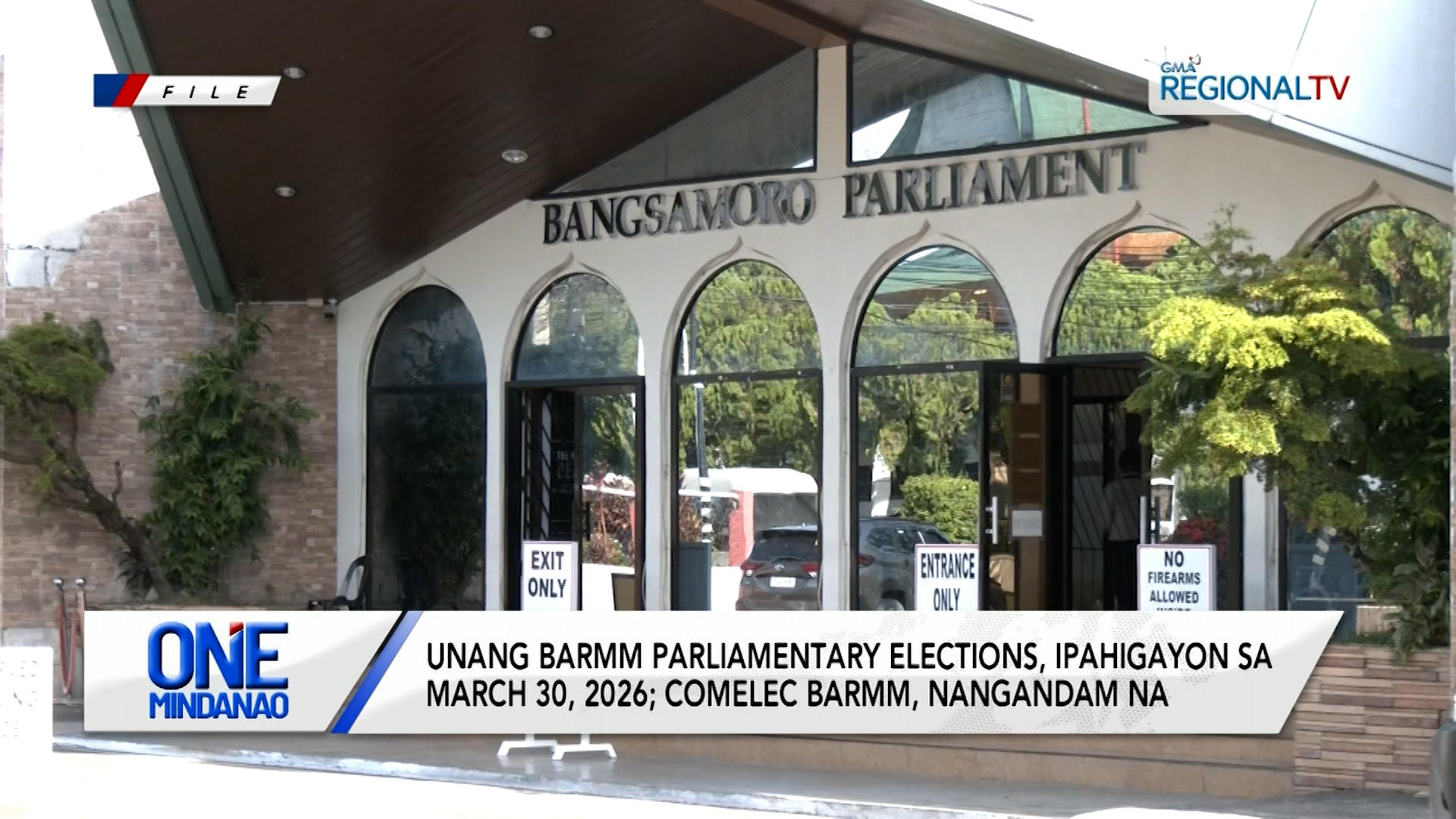 Unang BARMM Parliamentary Elections, ipahigayon sa March 30, 2026| One Mindanao