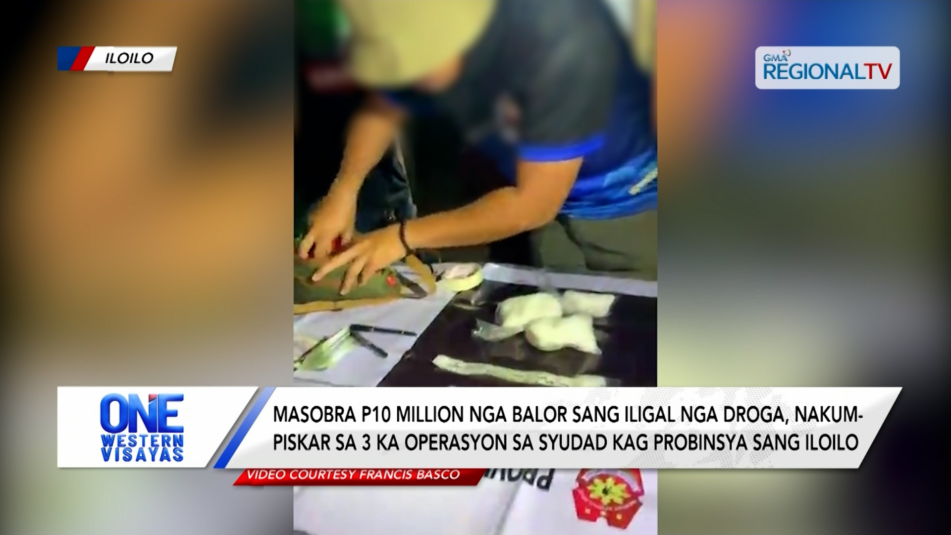 Masobra P10 million nga balor sang iligal nga droga, nakumpiskar sa Iloilo | One Western Visayas