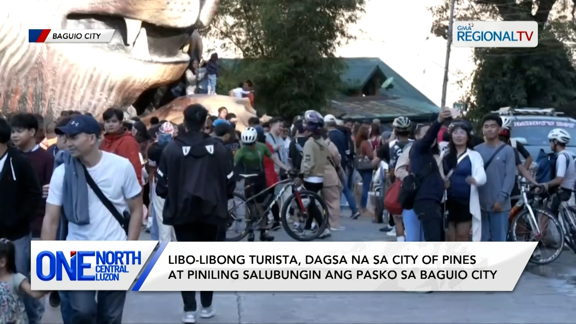 Libo-libong mga turista, dagsa na sa Baguio City | One North Central Luzon