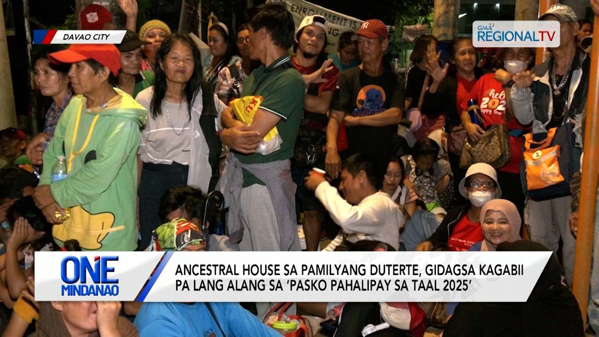 Ancestral house sa pamilyang Duterte, gidagsa Disyembre 24 pa sa gabii| One Mindanao