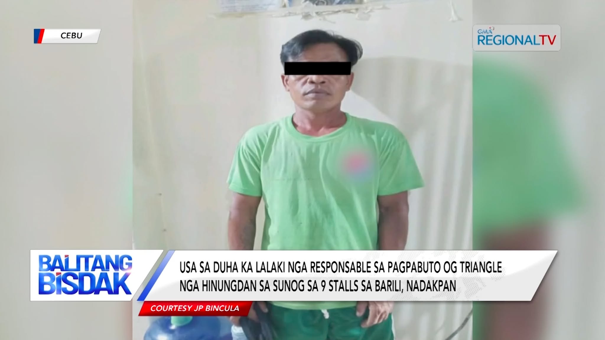 Usa sa Duha ka Lalaki nga Responsabli sa Sunog sa Barili, Nadakpan | Balitang Bisdak