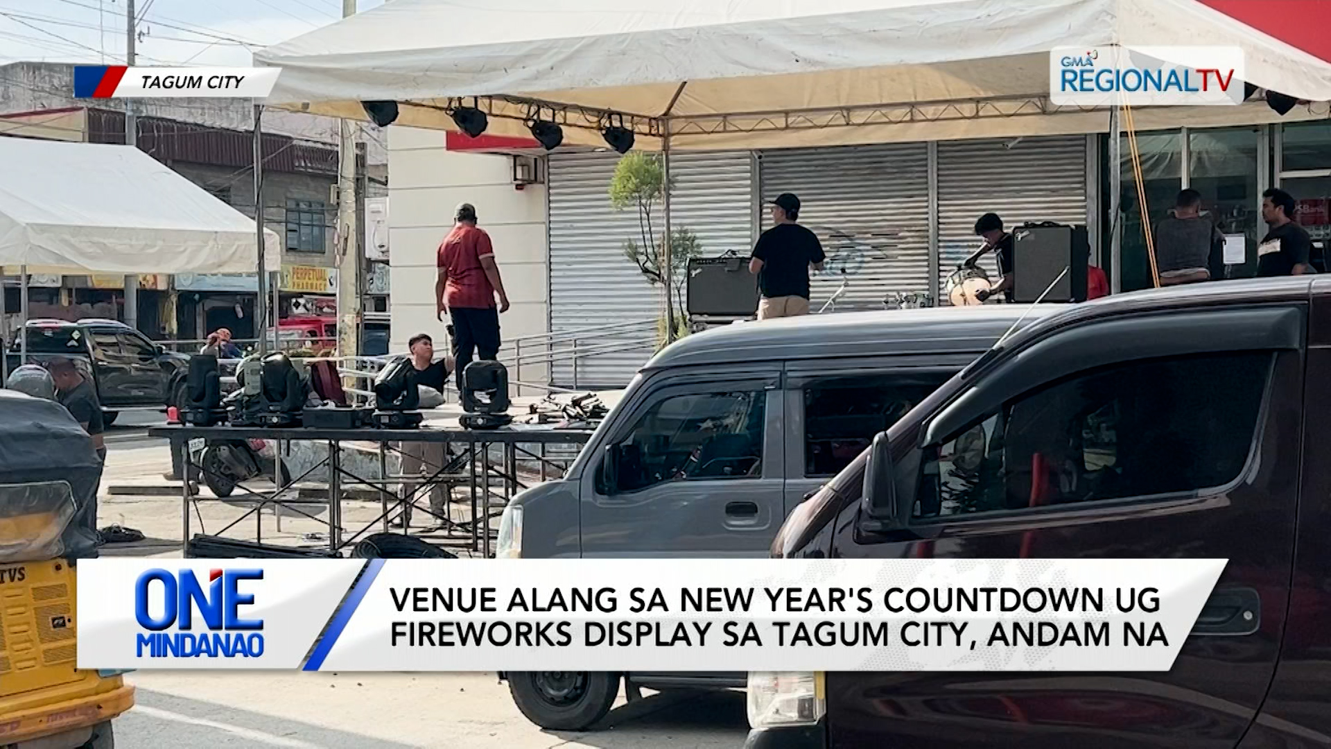 Venue alang sa New Year’s countdown ug fireworks display sa Tagum City, andam na | One Mindanao