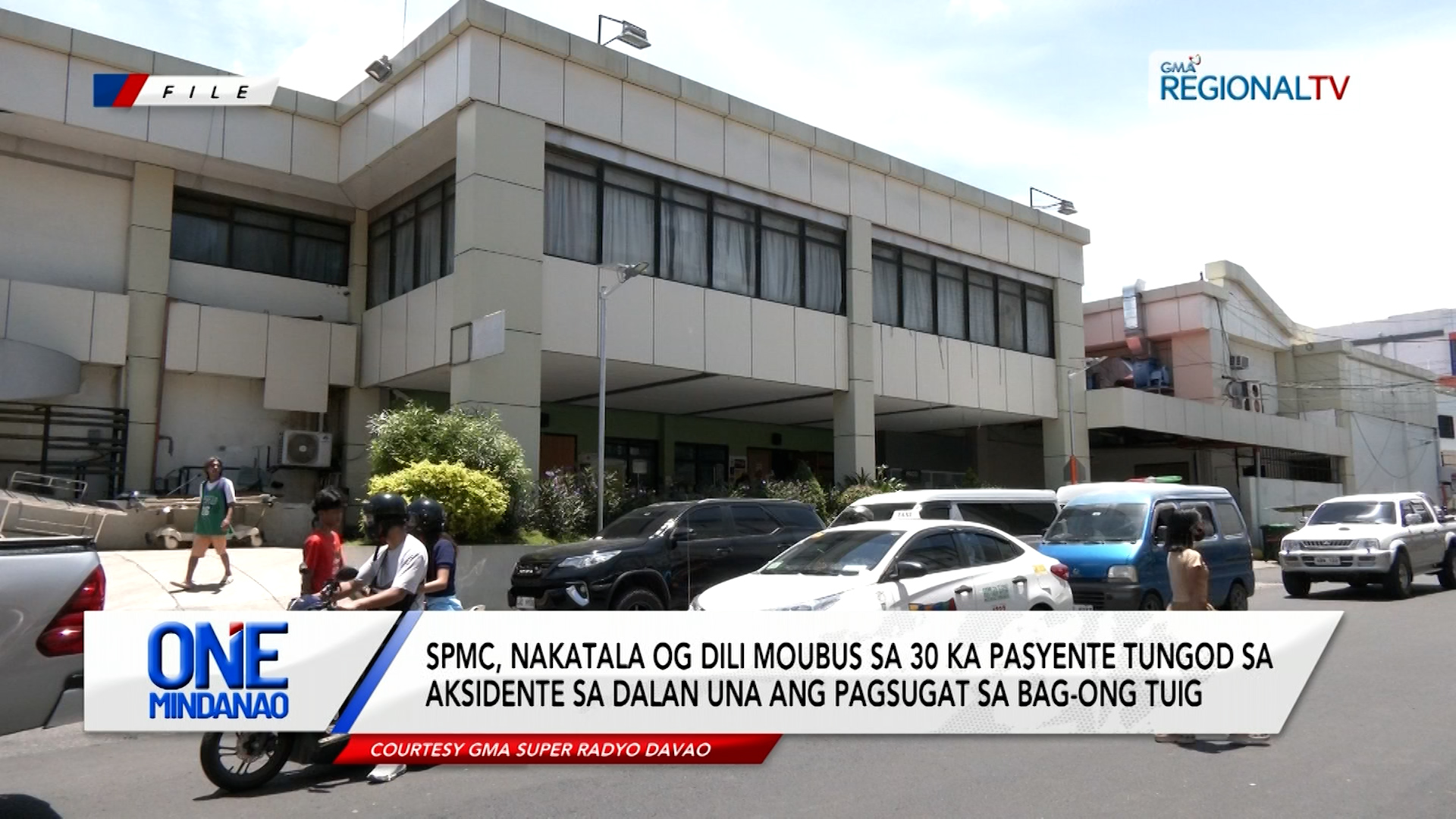 SPMC, nakatala og 30 ka pasyente tungod sa aksidente | One Mindanao