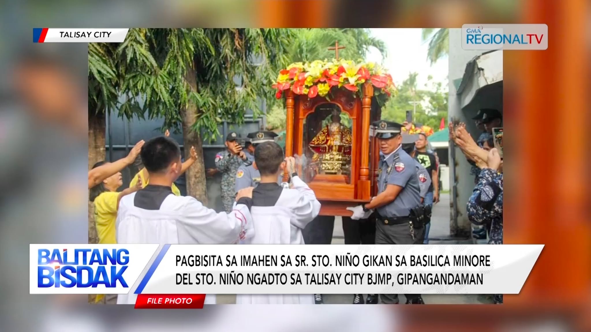 Pagbisita sa Imahen sa Sr. Sto. Niño sa Talisay City BJMP, Gipangandaman | Balitang Bisdak