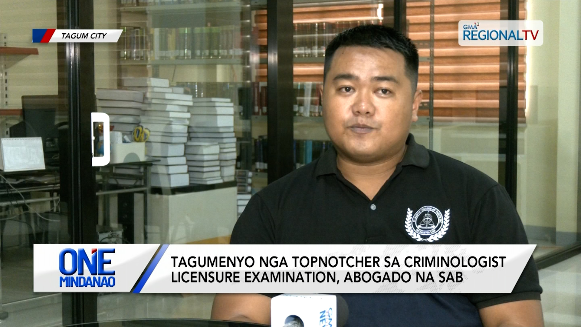 Tagumenyo nga top sa Criminologist Licensure Exam, abogado na | One Mindanao