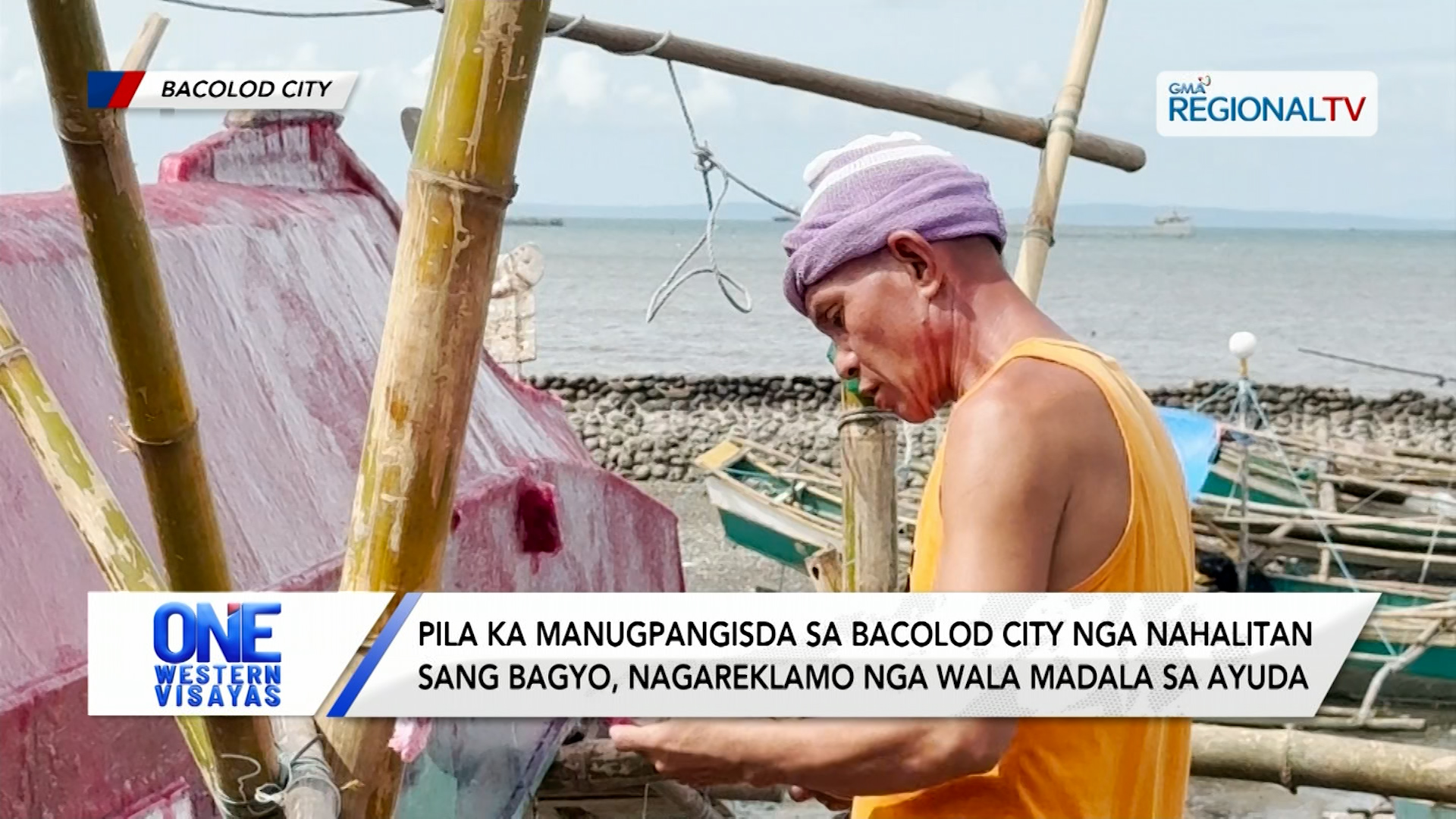 Mga manugpangisda nga nahalitan sang bagyo sa Bacolod City, nagahatagan ayuda| One Western Visayas