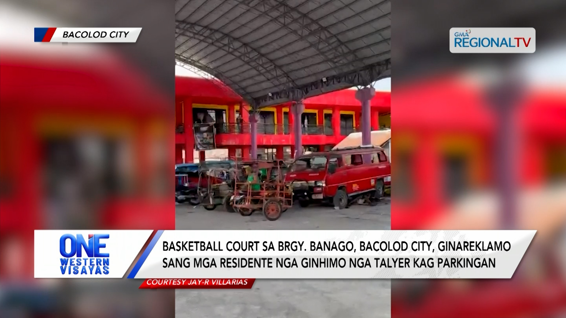 Basketball court sa Brgy. Banago, Bacolod City ginhimo nga talyer kag parkingan| One Western Visayas