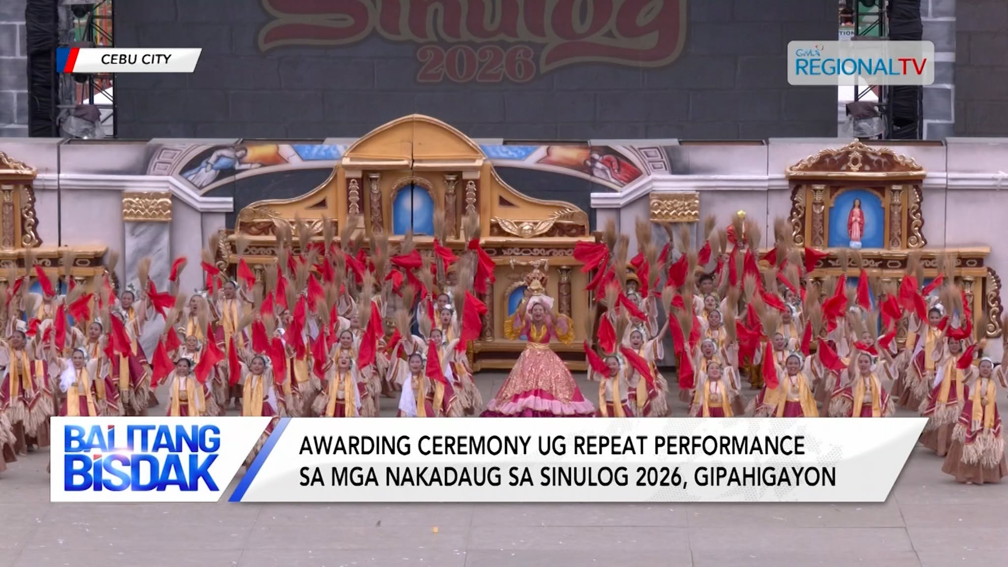 Awarding Ceremony sa mga Nakadaog sa Sinulog Grand Parade 2026, Gipahigayon | Balitang Bisdak