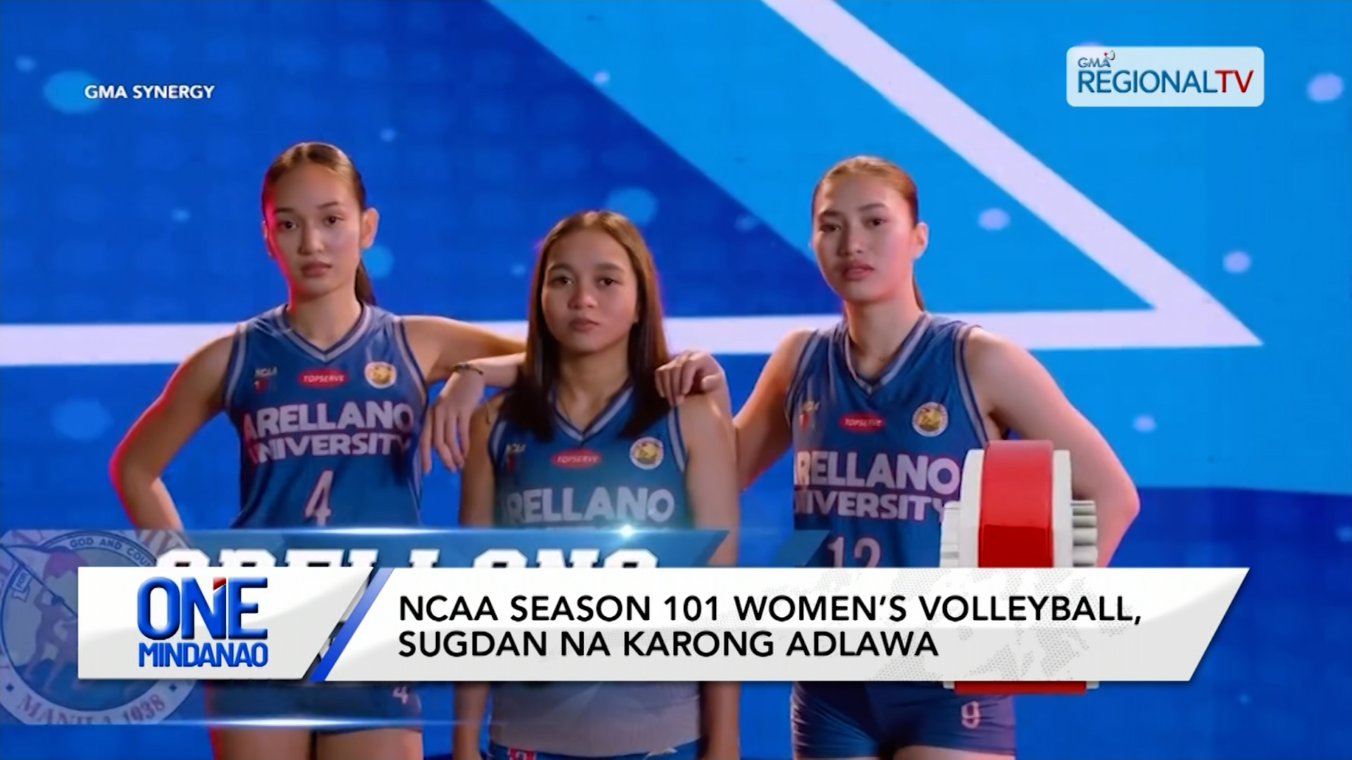 NCAA Season 101 Women’s Volleyball, sugdan na | One Mindanao