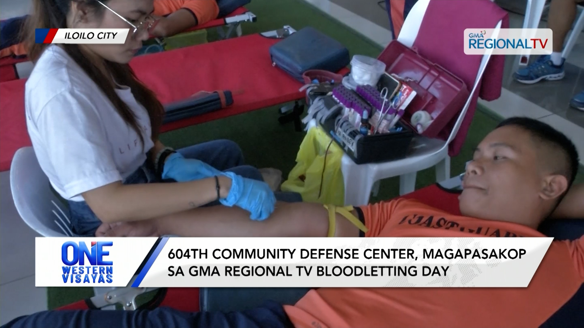 604TH Community Defense Center, magapasakop sa GMA Regional TV bloodletting day| One Western Visayas