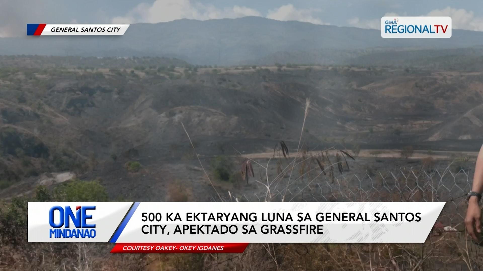 500 ektaryang luna, nasunog tungod sa nagdaob | One Mindanao