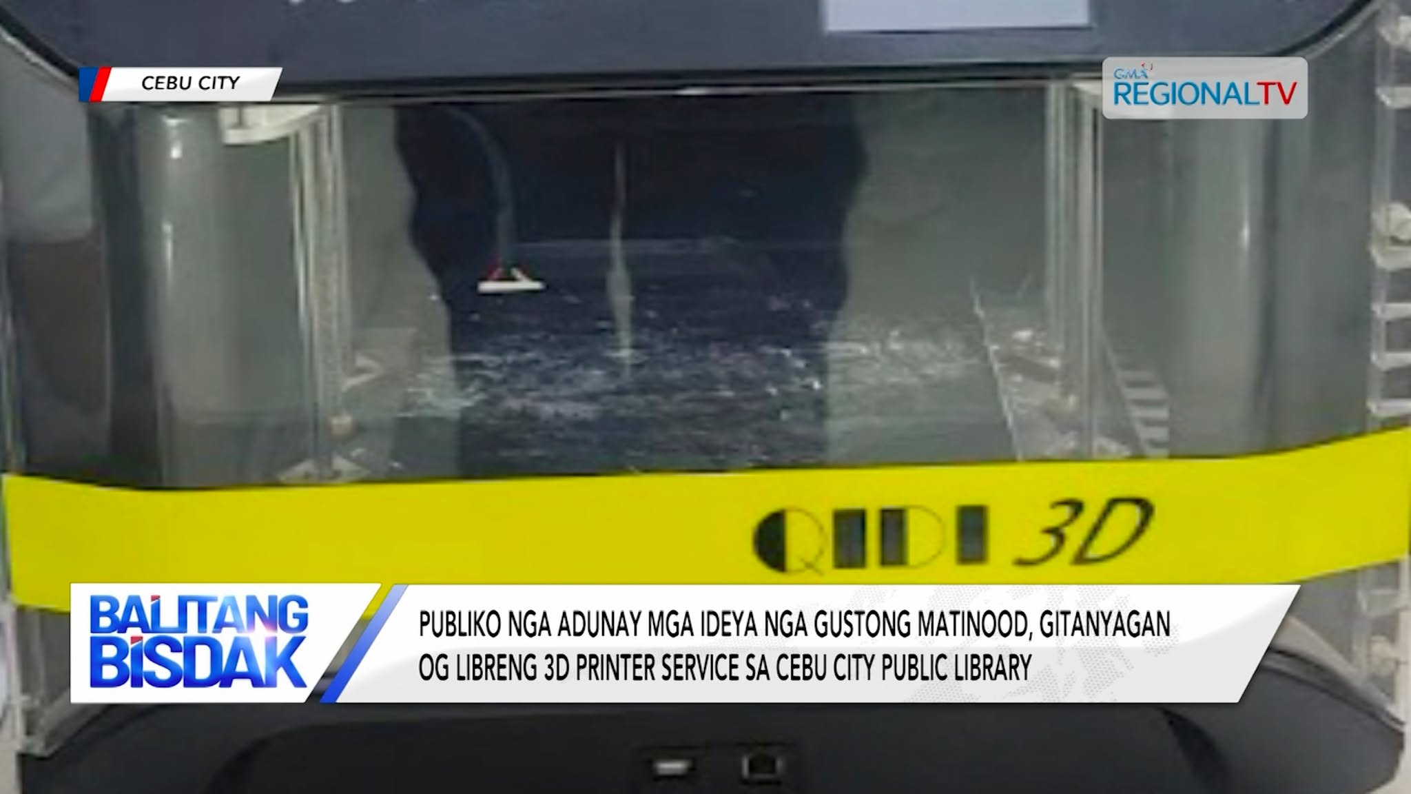 Cebu City Public Library, Nitanyag og Libreng Pagamit sa 3D Printer | Balitang Bisdak