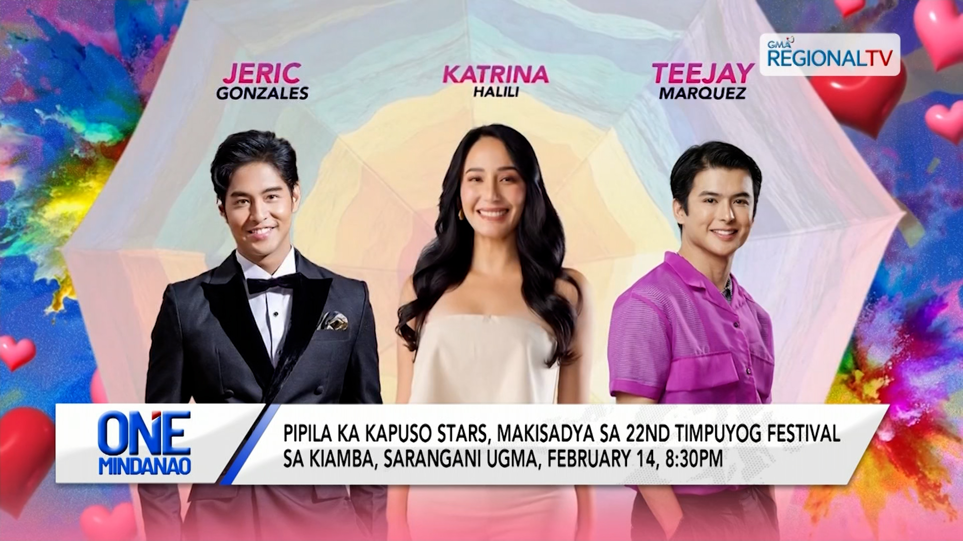 Pipila ka Kapuso stars, makisadya sa 22nd Timpuyog Festival | One Mindanao