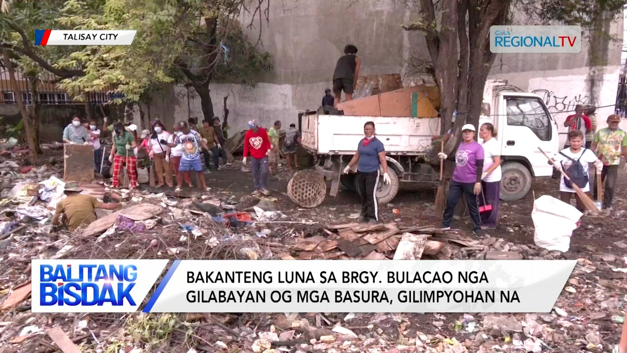 Bakanteng Luna sa Brgy. Bulacao nga Gilabayan og mga basura, Gilimpyuhan na | Balitang Bisdak