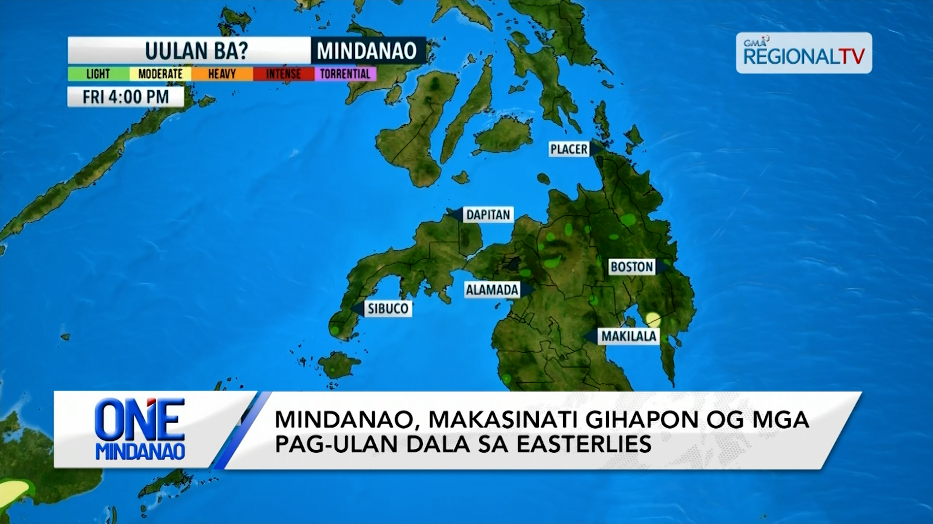 Easterlies, magdala og mga pag-ulan sa Mindanao sumala sa PAGASA | One Mindanao