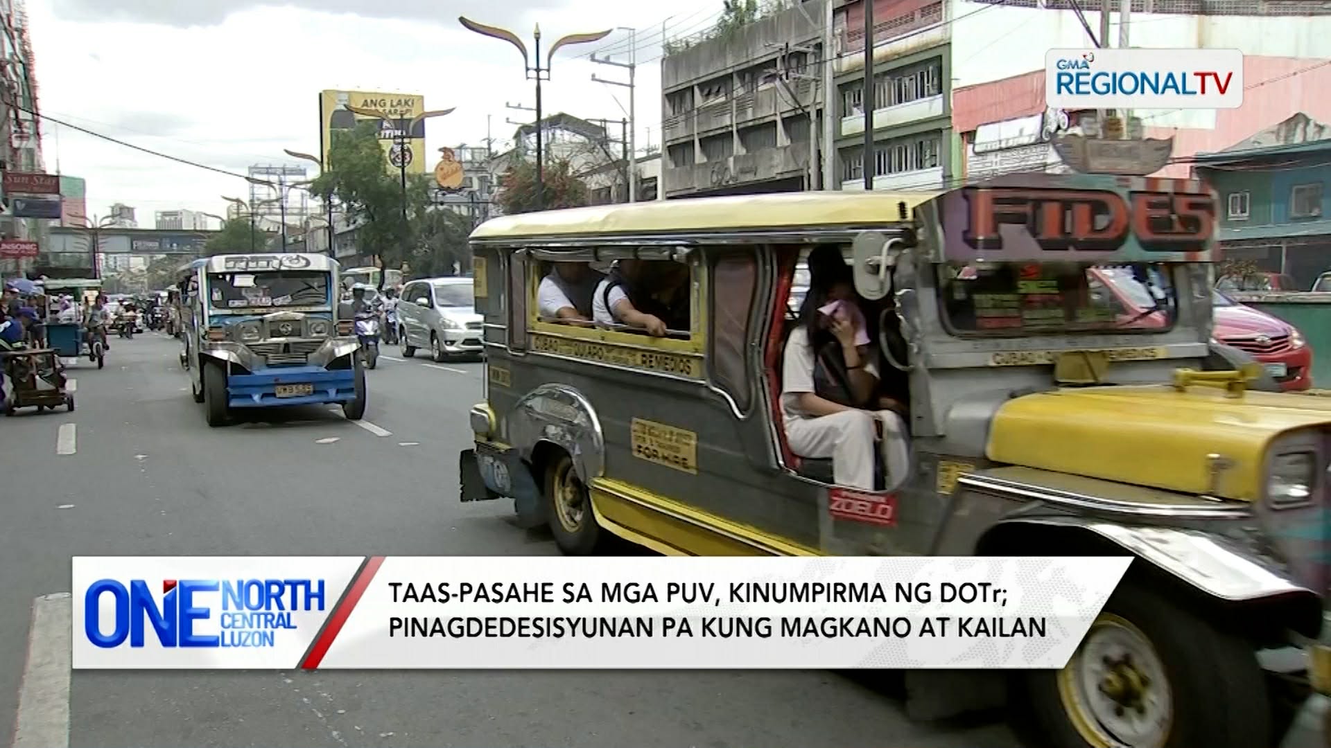 Taas-pasahe sa mga PUV, kinumpirma ng DOTr; pinagdedesisyunan pa | One North Central Luzon