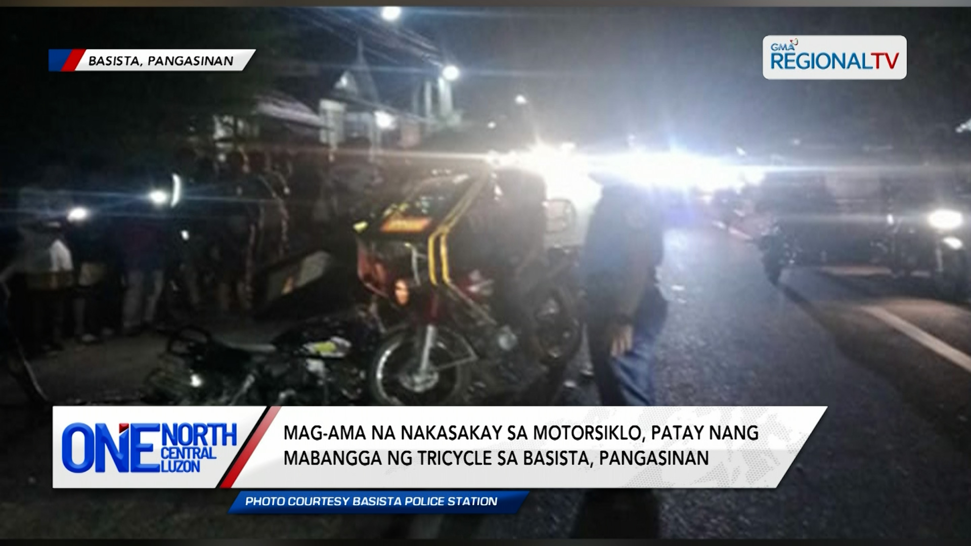 Mag-ama na nakasakay sa motorsiklo, patay nang mabangga ng tricycle | One North Central Luzon