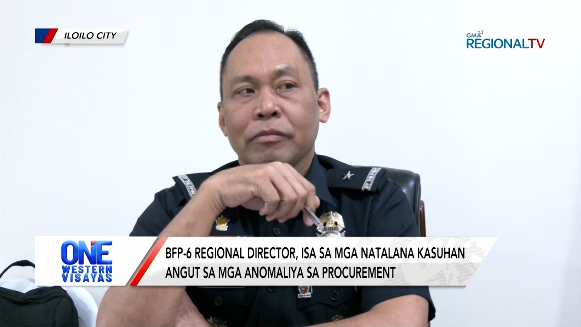 BFP-6 Regional Director, isa sa mga natalana kasuhan angut sa mga anomaliya | One Western Visayas