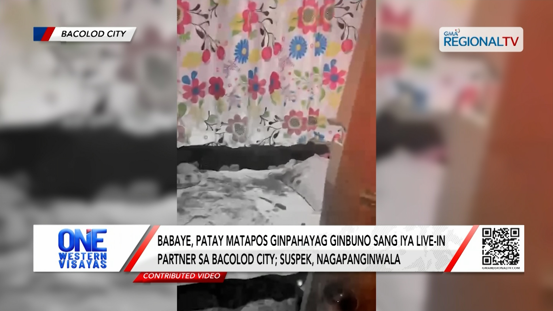 Babaye, patay matapos ginpahayag ginbuno sang live-in partner sa Bacolod City | One Western Visayas