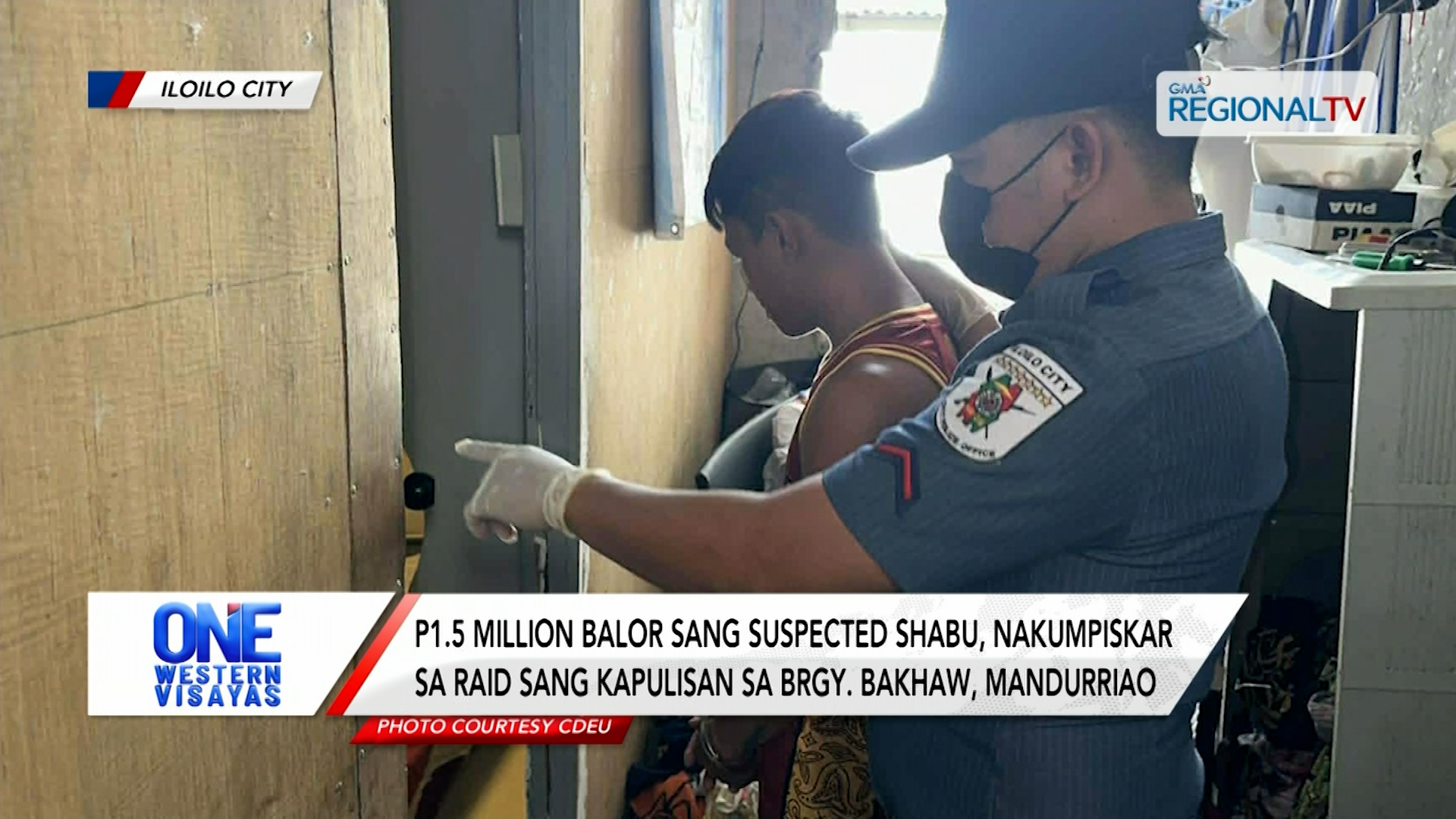 P1.5 million balor sang suspected shabu, nakumpiskar sa raid sang kapulisan | One Western Visayas