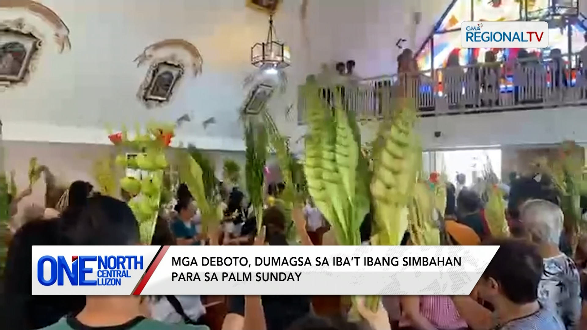 Mga deboto, dumagsa sa iba’t ibang simbahan para sa Palm Sunday | One North Central Luzon