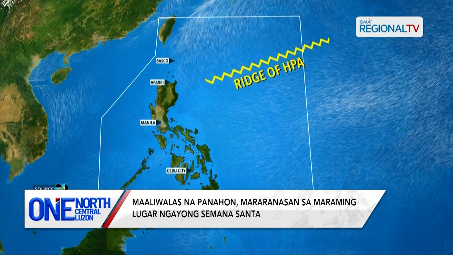 Maalinsangang panahon, asahan sa mga nalalabing araw ng Semana Santa | One North Central Luzon