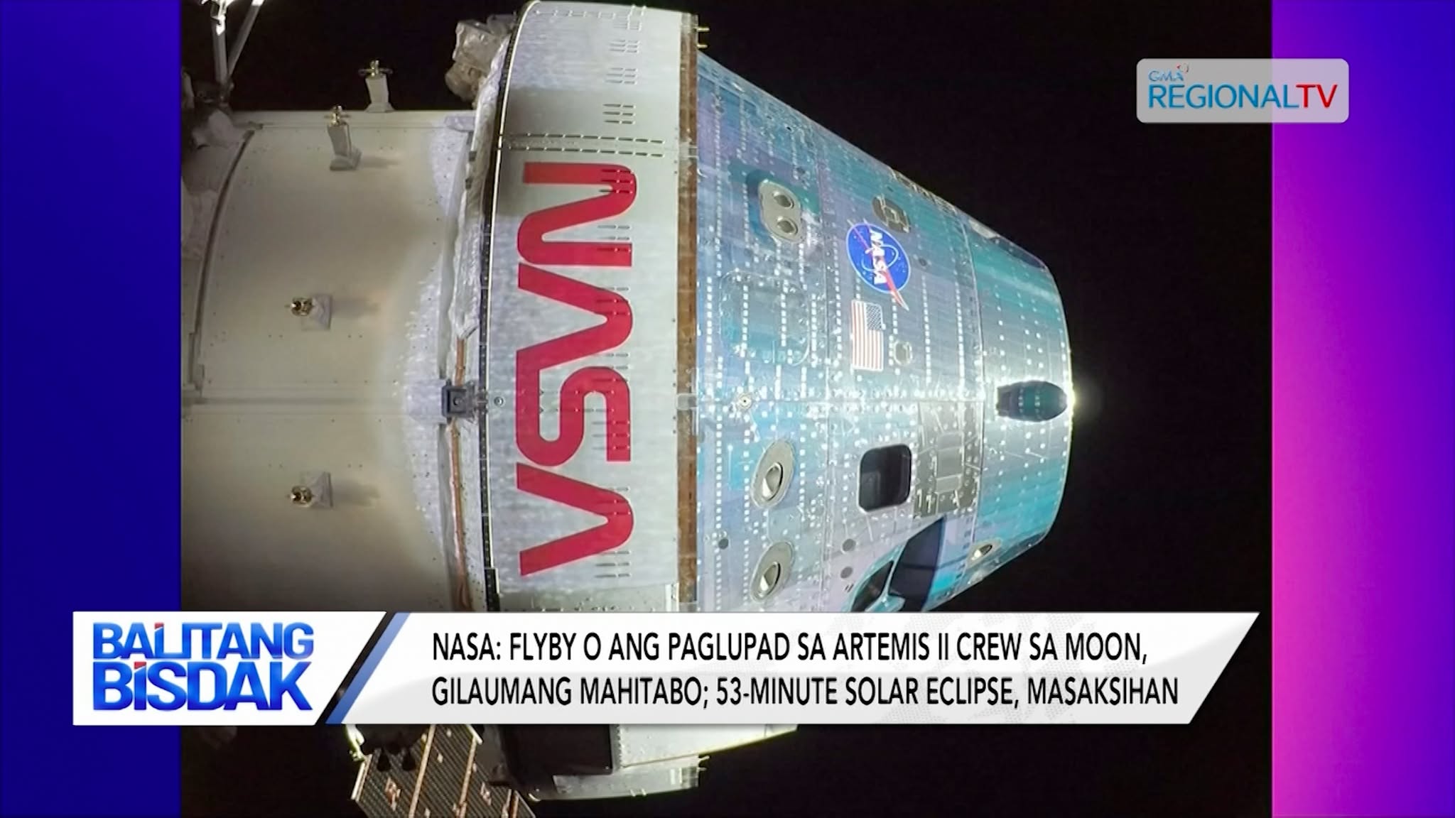Pagpalupad sa Artemis II Crew sa Moon, Gilaumang Mahitabo | Balitang Bisdak