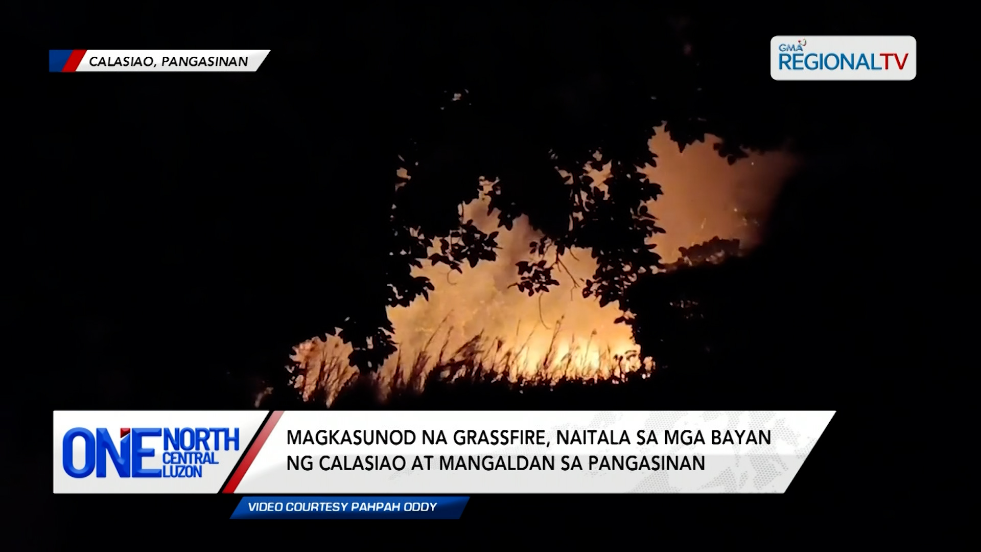 Magkasunod na grassfire, naitala sa Calasiao at Mangaldan | One North Central Luzon