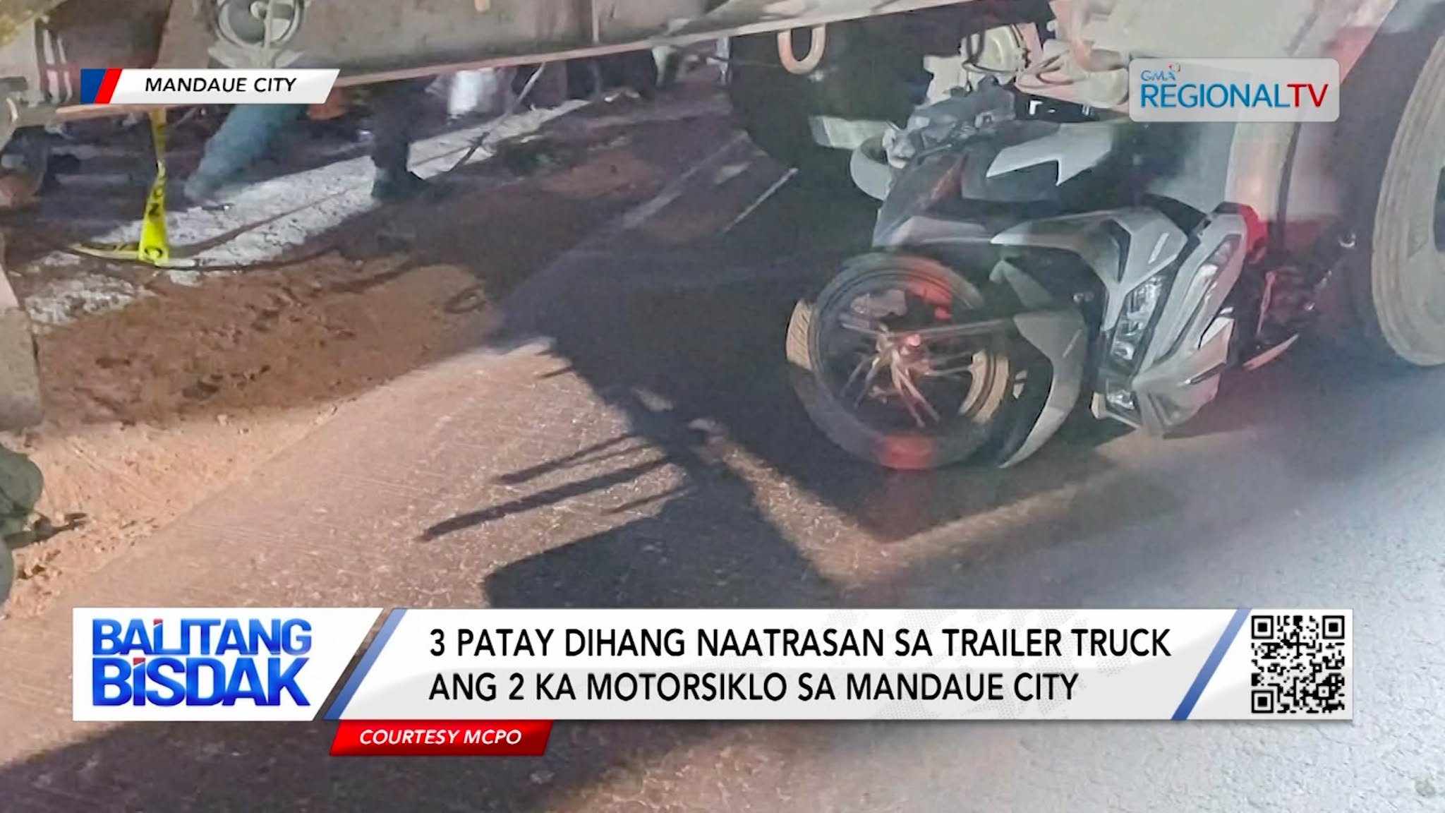 3 Patay Human Maatrasi og Trailer Truck ang 2 Motorsiklo sa Mandaue City | Balitang Bisdak