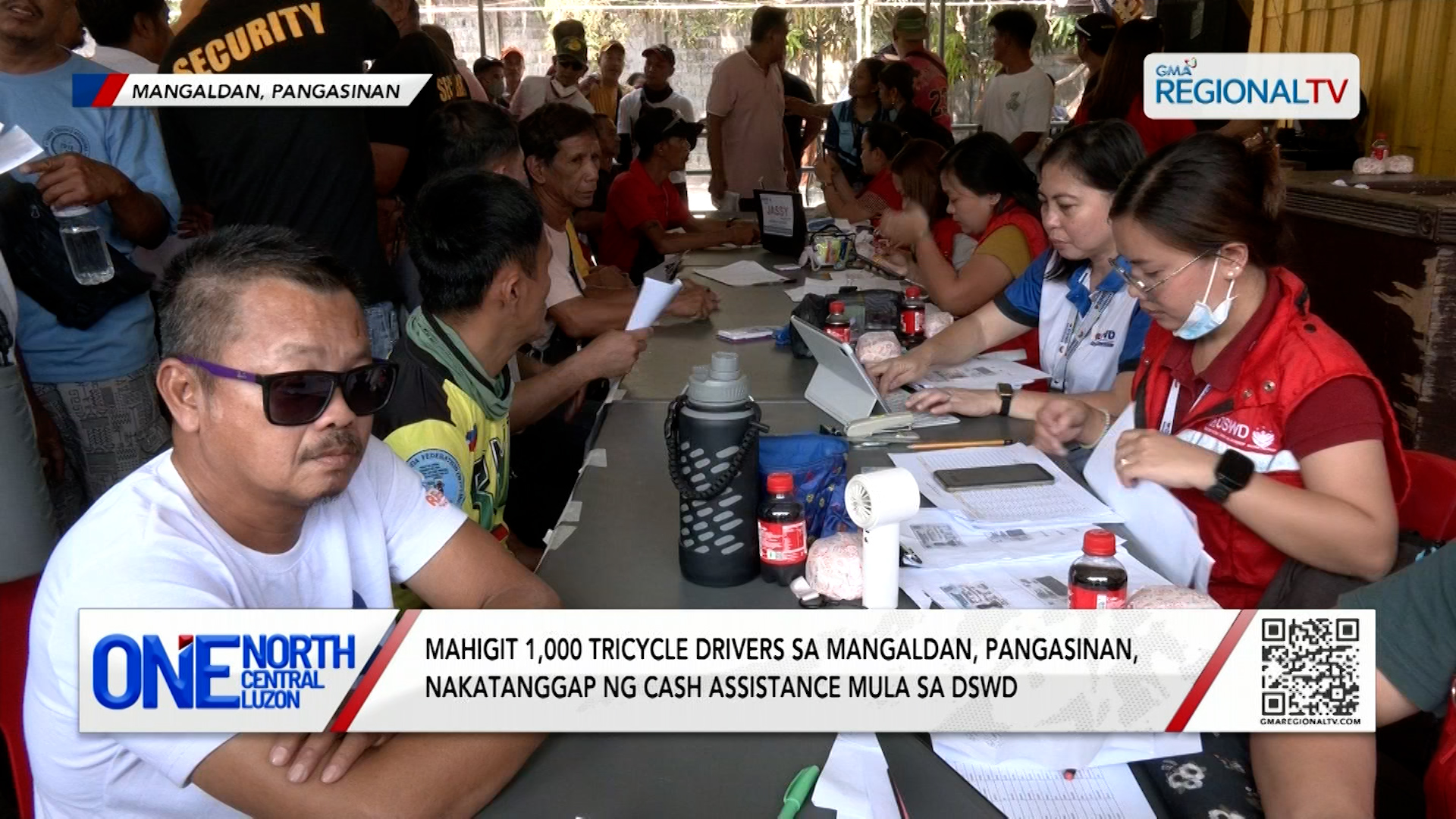 Mahigit 1,000 tricycle driver sa Mangaldan, nakatanggap ng cash assistance | One North Central Luzon