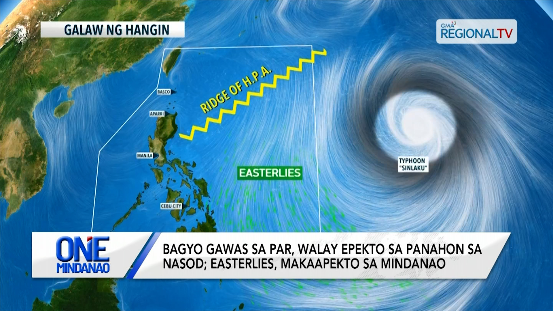 Bagyo gawas sa PAR, walay epekto sa panahon sa nasod | One Mindanao