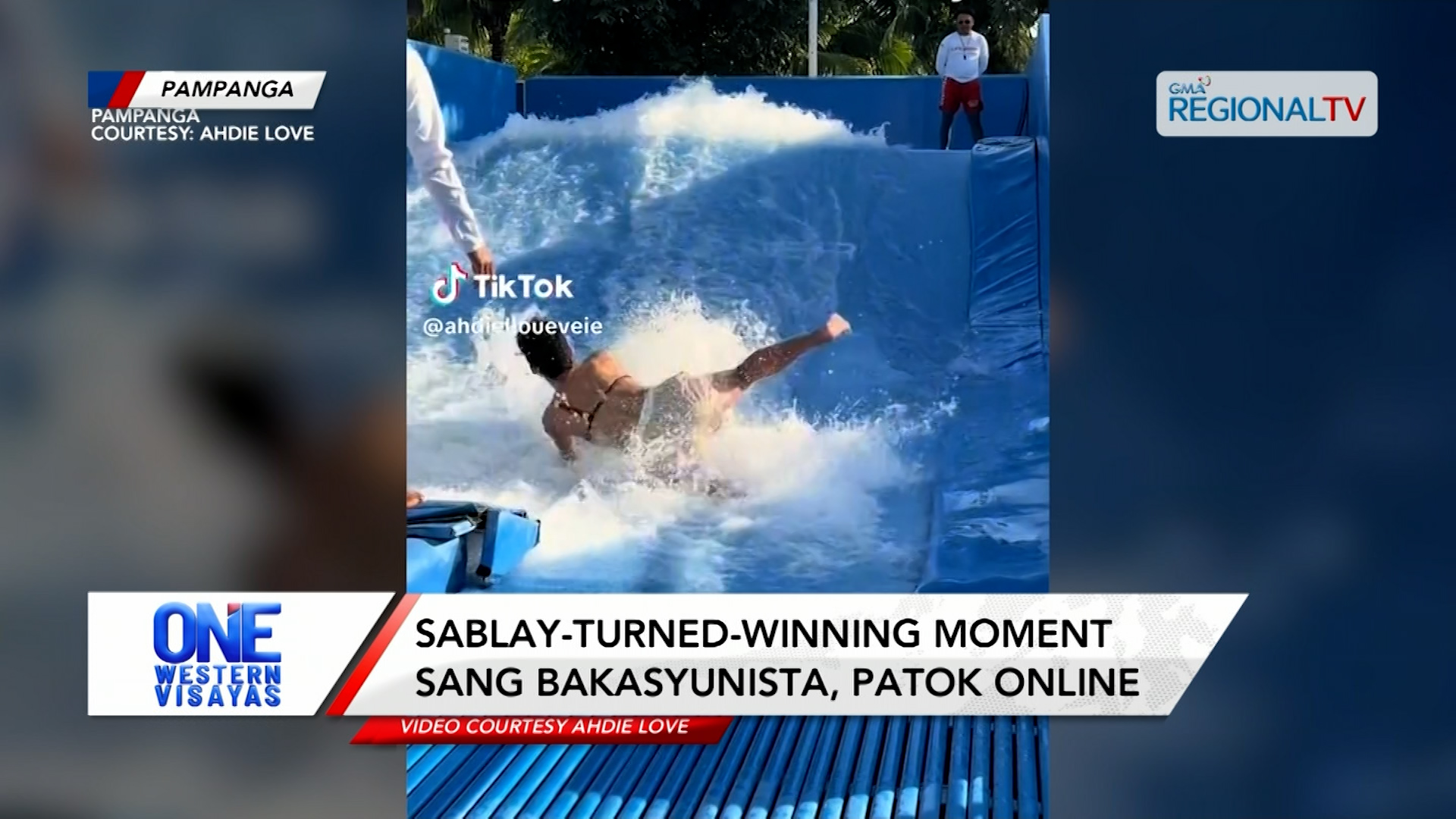 Sablay-turned-winning moment sang bakasyunista, patok online | One Western Visayas