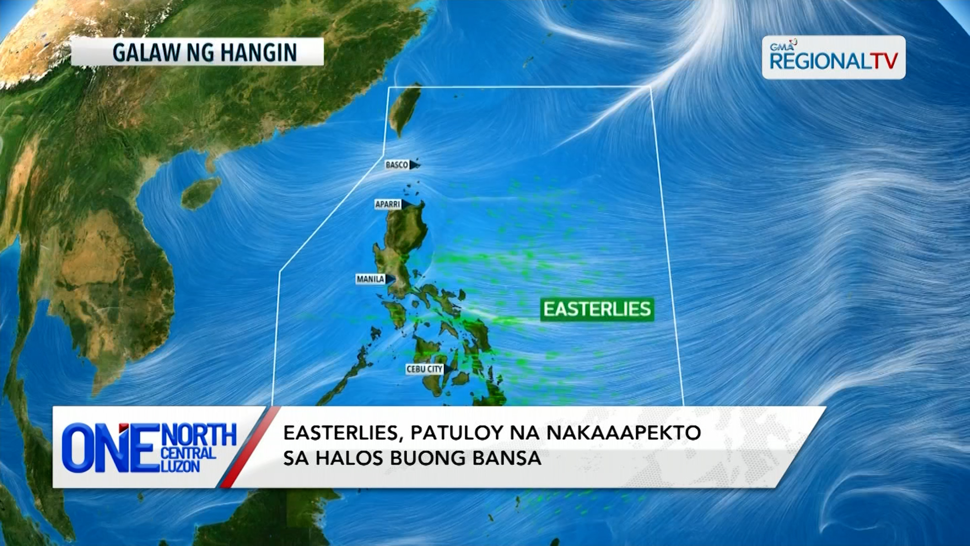 Easterlies, patuloy na nakaaapekto sa halos buong bansa | One North Central Luzon