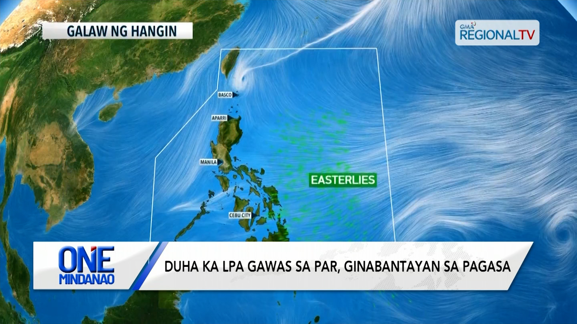 Duha ka LPA gawas sa PAR, ginabantayan sa PAGASA I One Mindanao