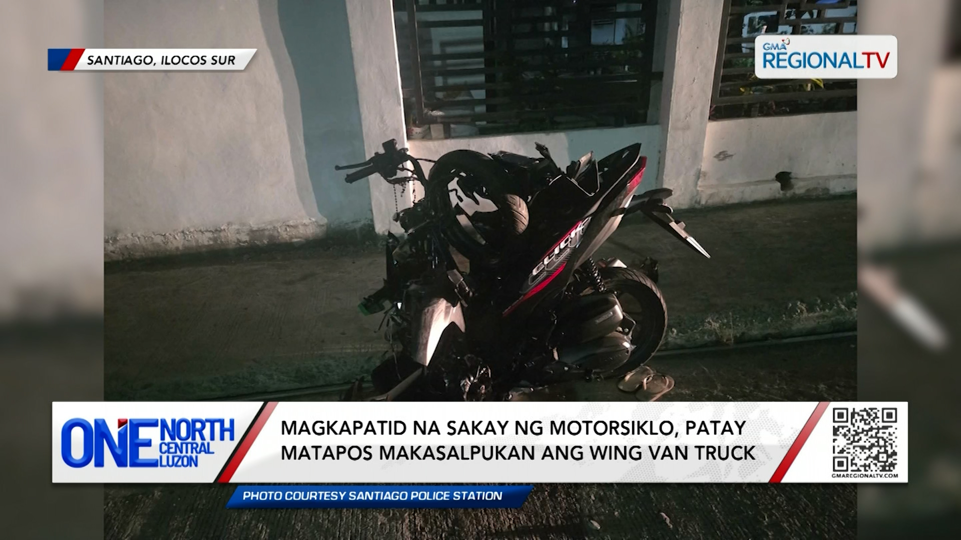Magkapatid na sakay ng motorsiklo, patay matapos sa aksidente | One North Central Luzon