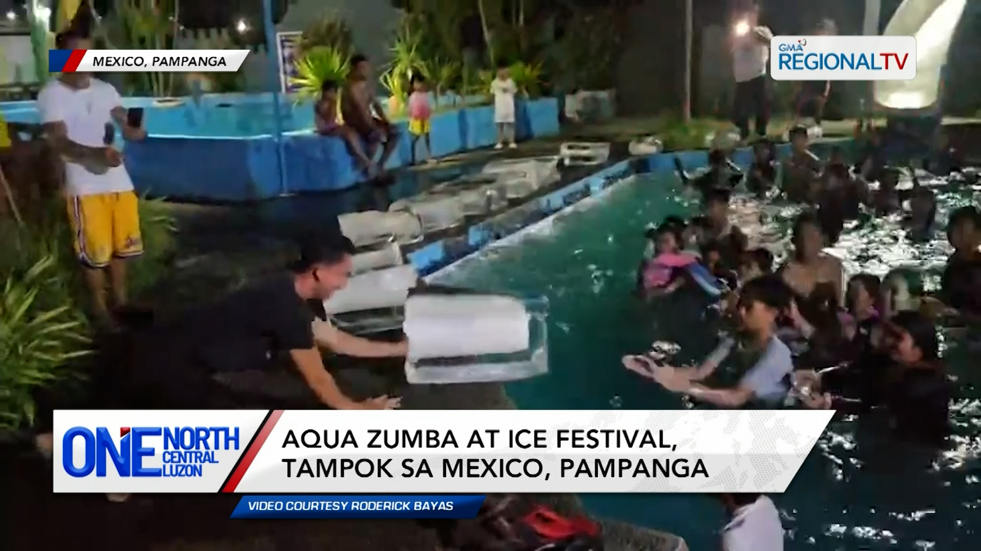 Aqua zumba at ice festival, tampok sa Mexico, Pampanga | One North Central Luzon