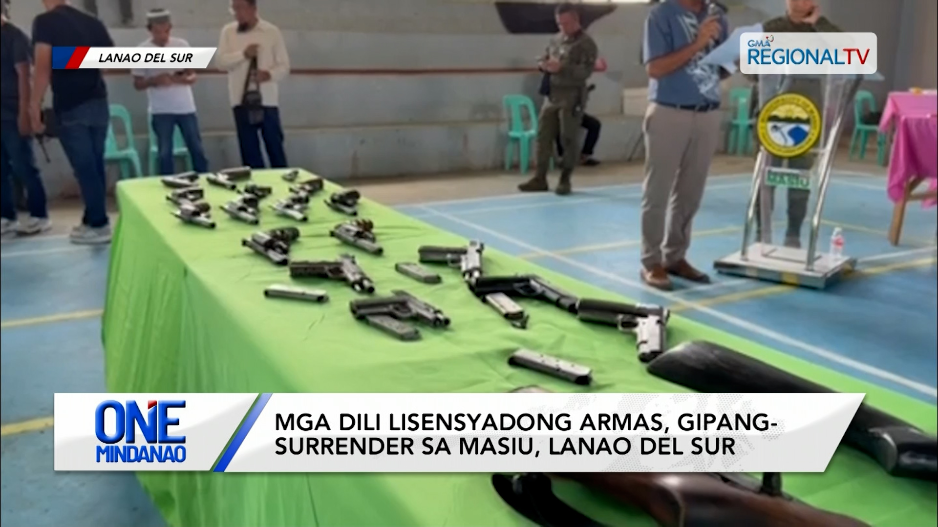 Mga dili lisensyadong armas, gipang-surrender I One Mindanao
