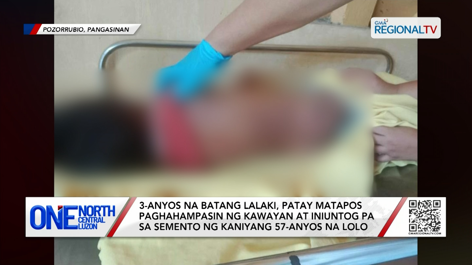 3-anyos na bata, patay matapos paghahampasin at iniuntog pa ng lolo | One North Central Luzon