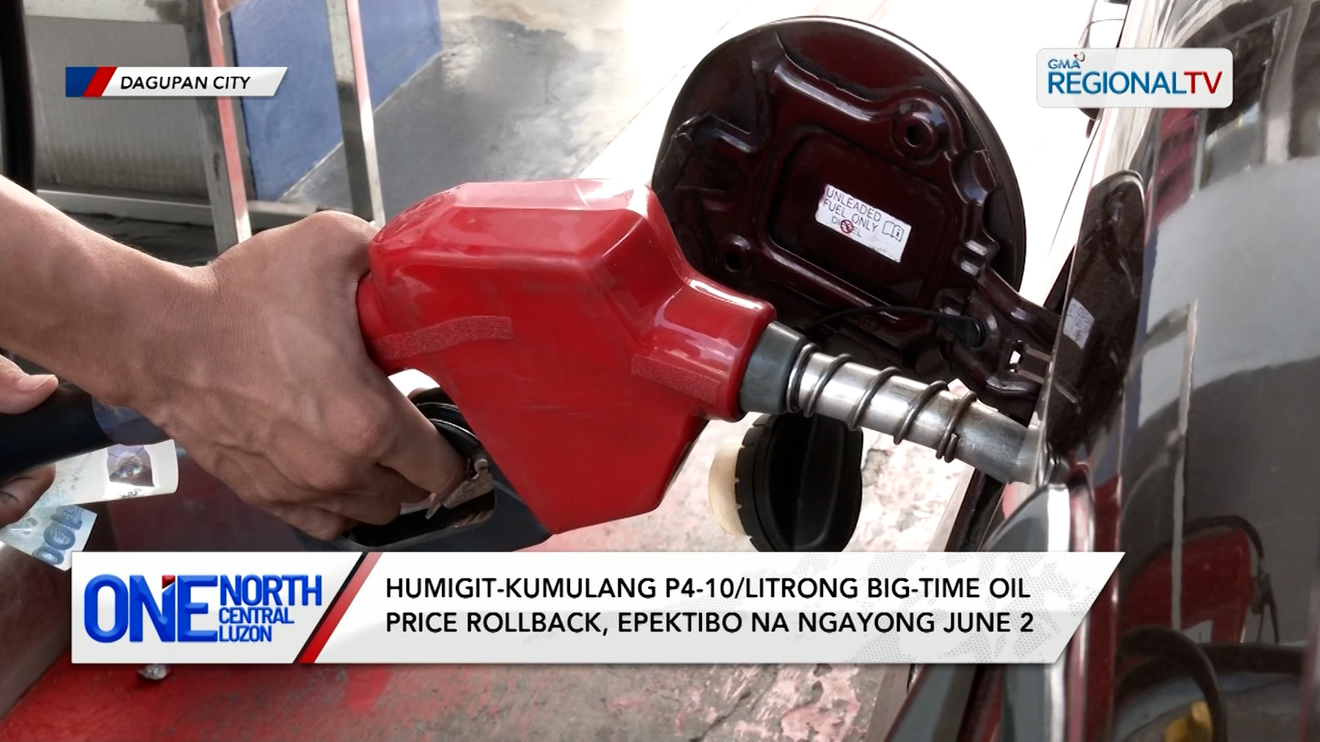 Humigit-kumulang P4-10/litrong big-time oil price rollback, epektibo na | One North Central Luzon