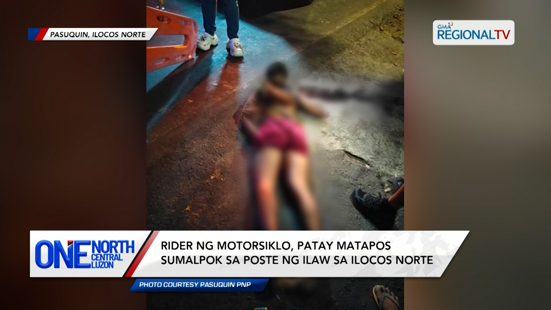 Rider ng motorsiklo, patay matapos sumalpok sa poste ng ilaw | One North Central Luzon