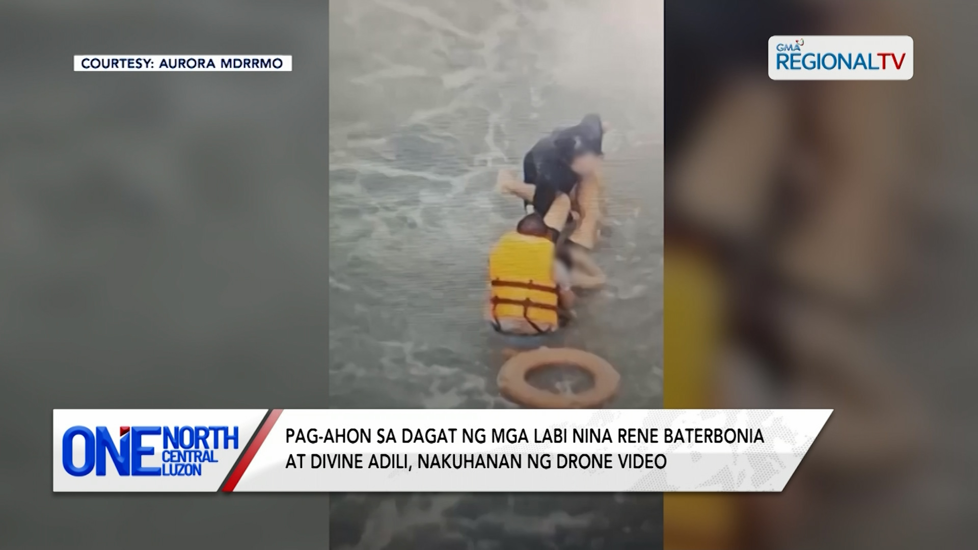 Pag-ahon sa dagat ng mga labi nina Rene Baterbonia at Divine Adili | One North Central Luzon