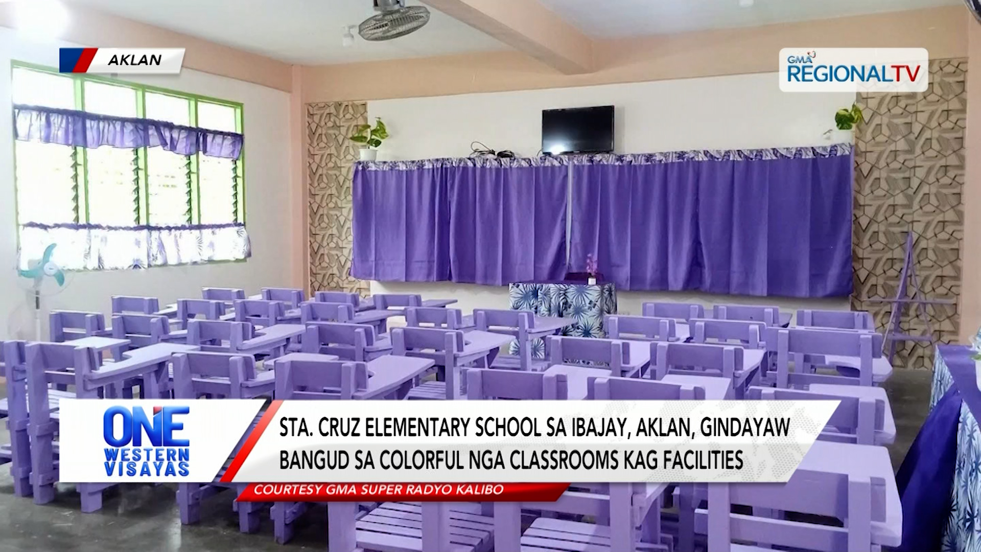 Buluthuan sa Ibajay, Aklan, gindayaw sa colorful nga classrooms kag facilities | One Western Visayas