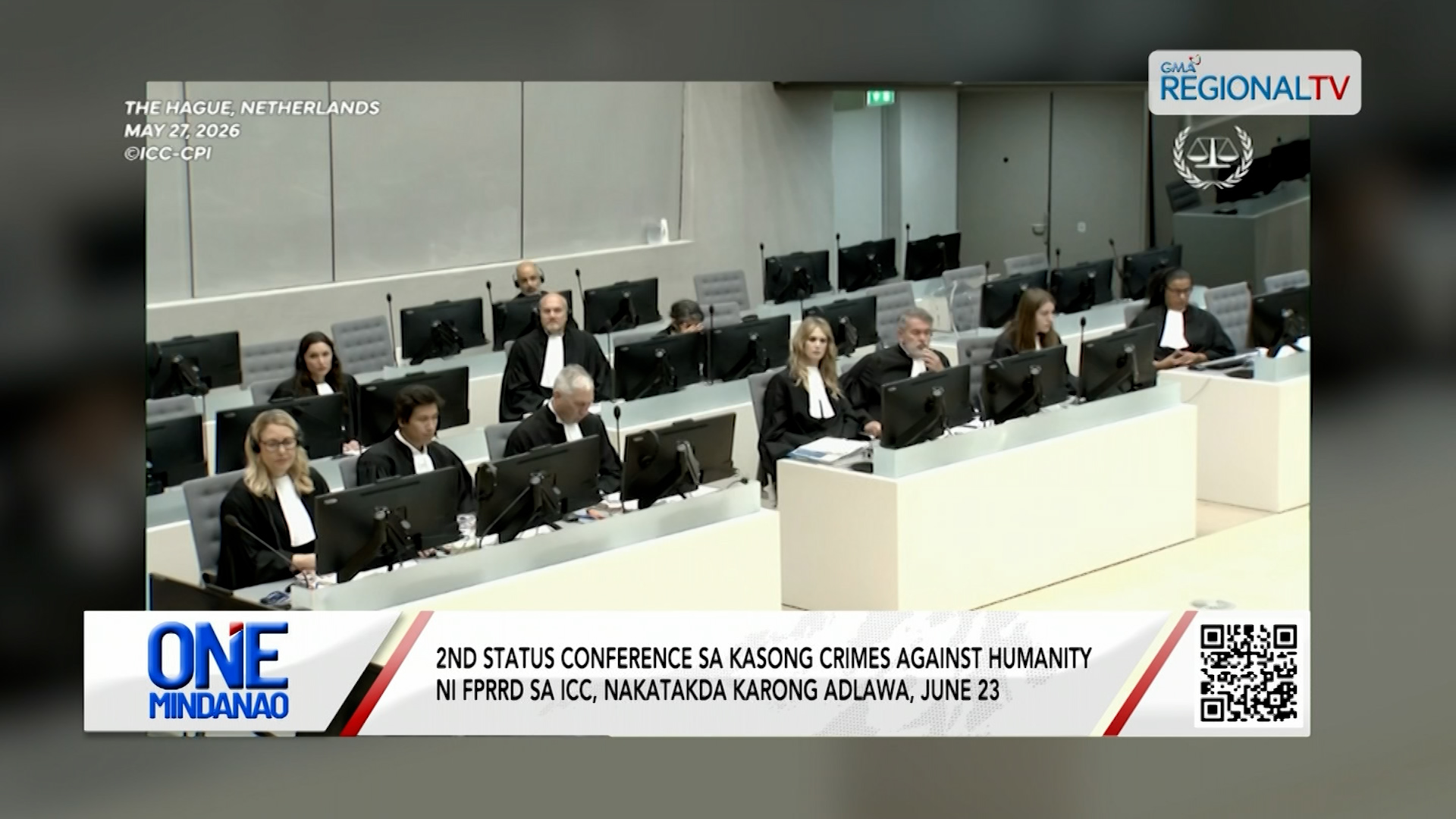 2nd Status Conference sa crimes against humanity ni FPRRD sa ICC, nakatakda I One Mindanao