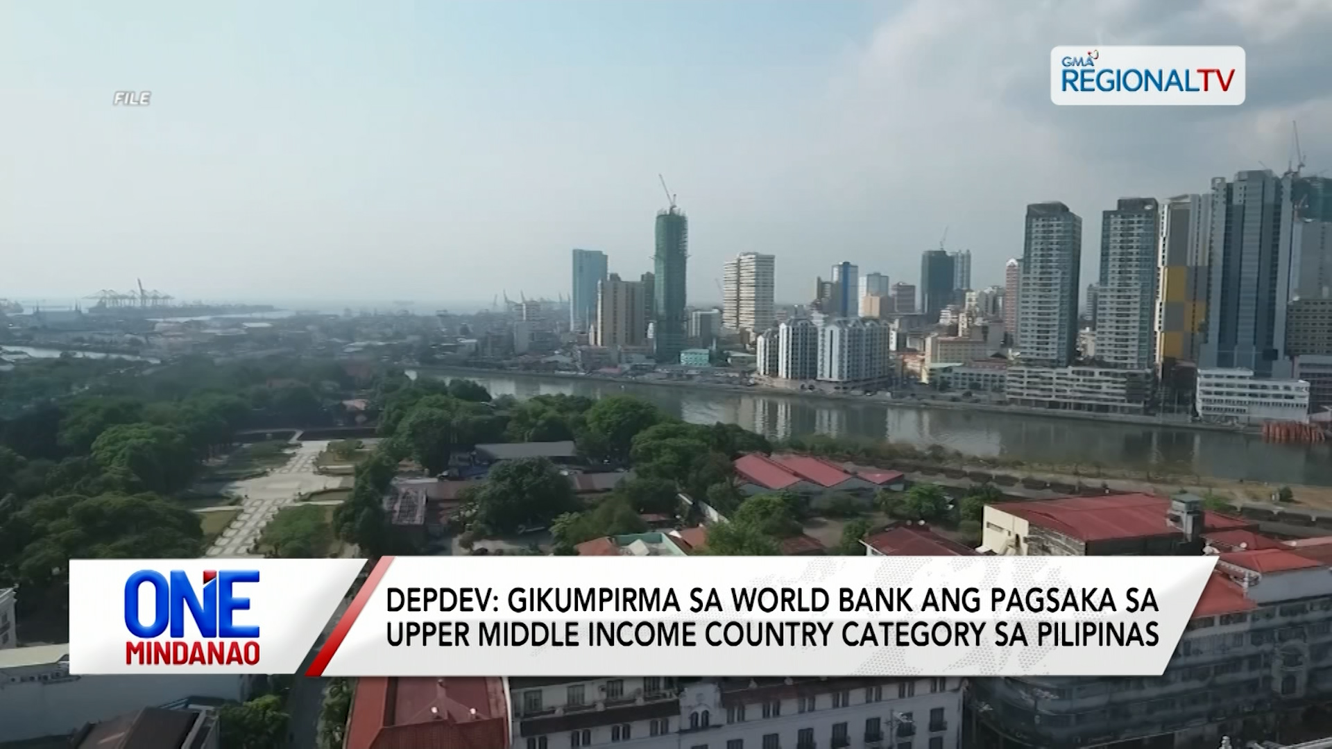 DEPDEV: gikumpirma sa World Bank ang pagsaka sa upper middle income I One Mindanao