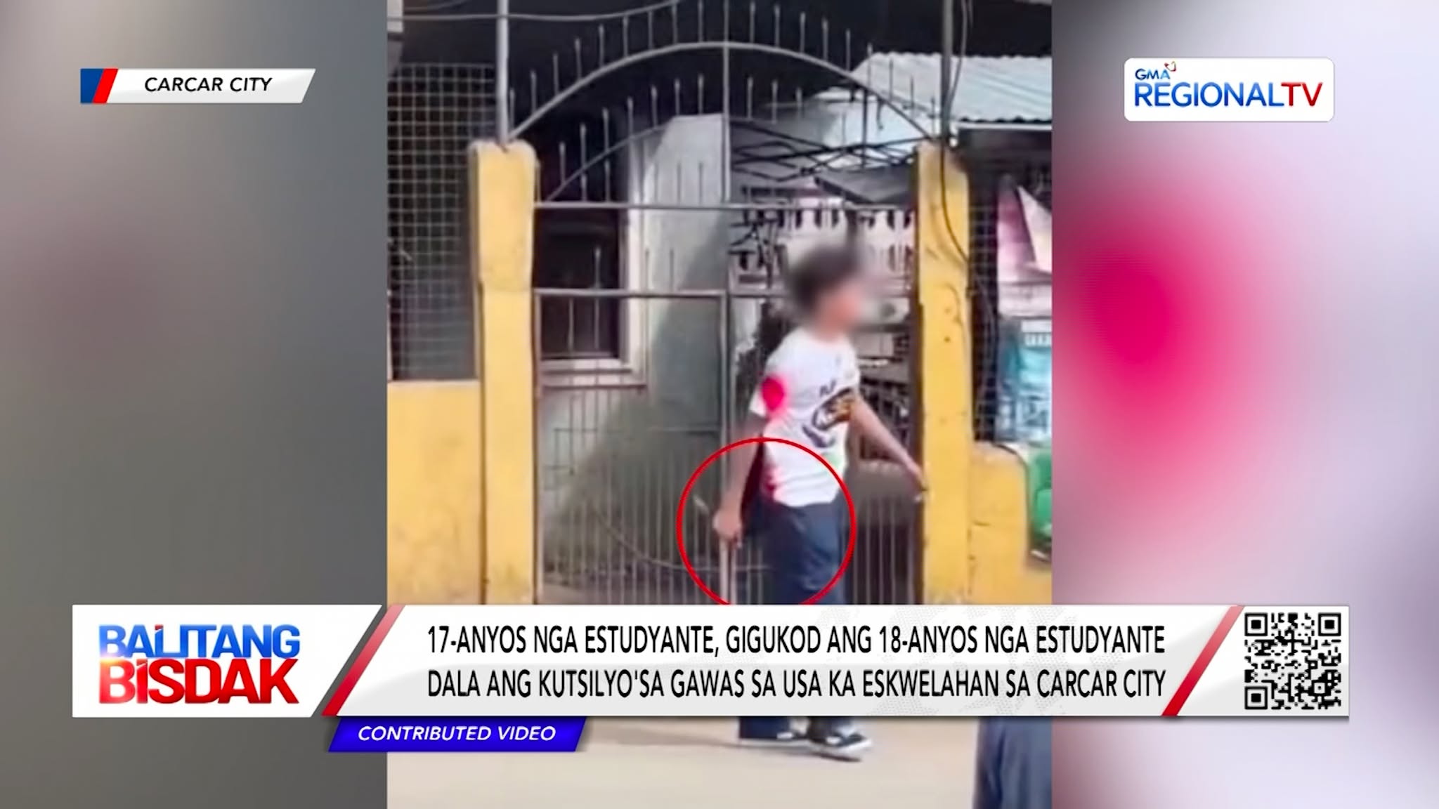 18-anyos nga Lalaki, Gigukod sa 17-anyos nga nagdala og kutsilyo sa Carcar City | Balitang Bisdak