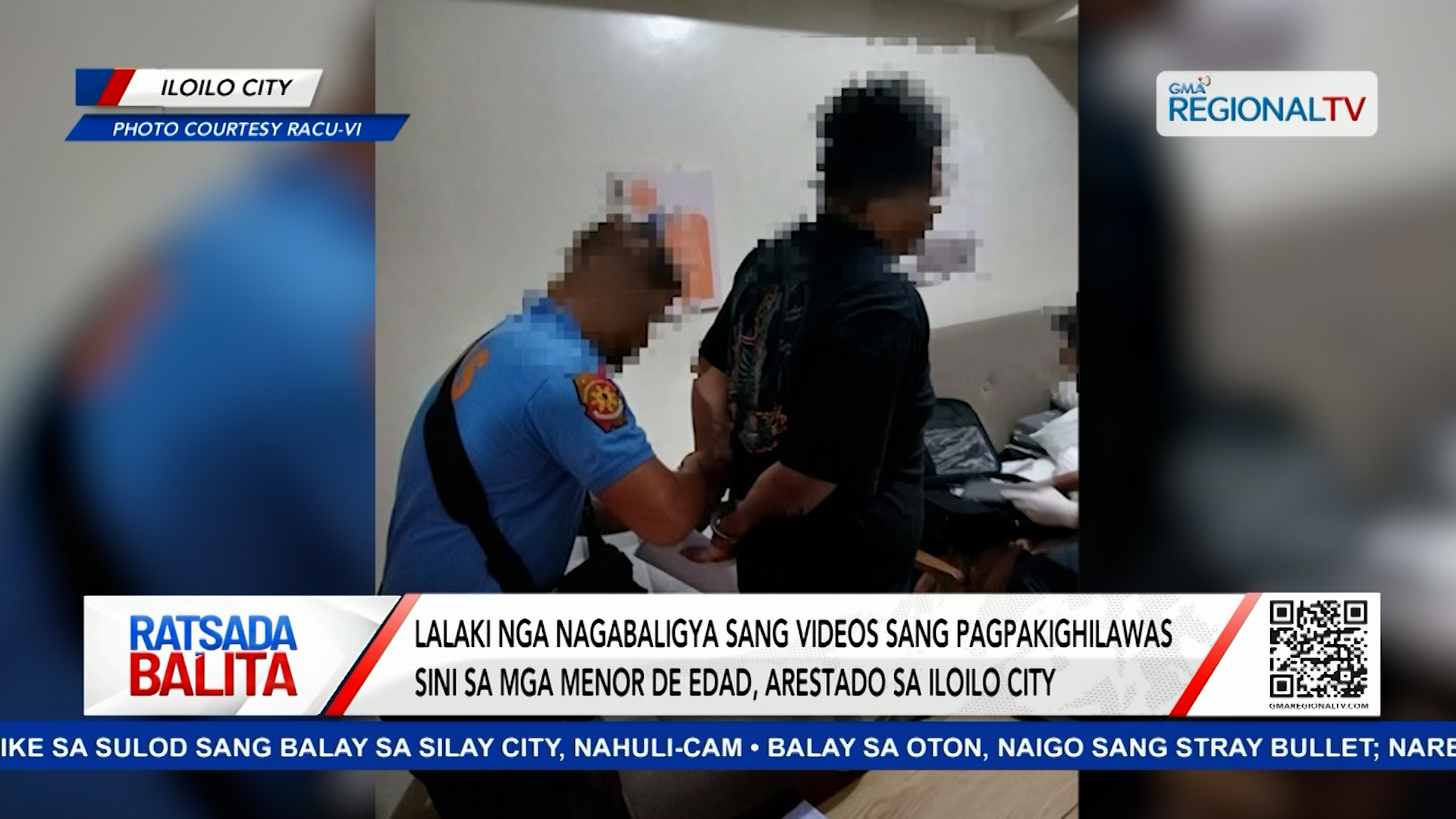 Lalaki nga nagabaligya sang videos sang pakighilawas sa mga menor de edad, arestado | Ratsada Balita