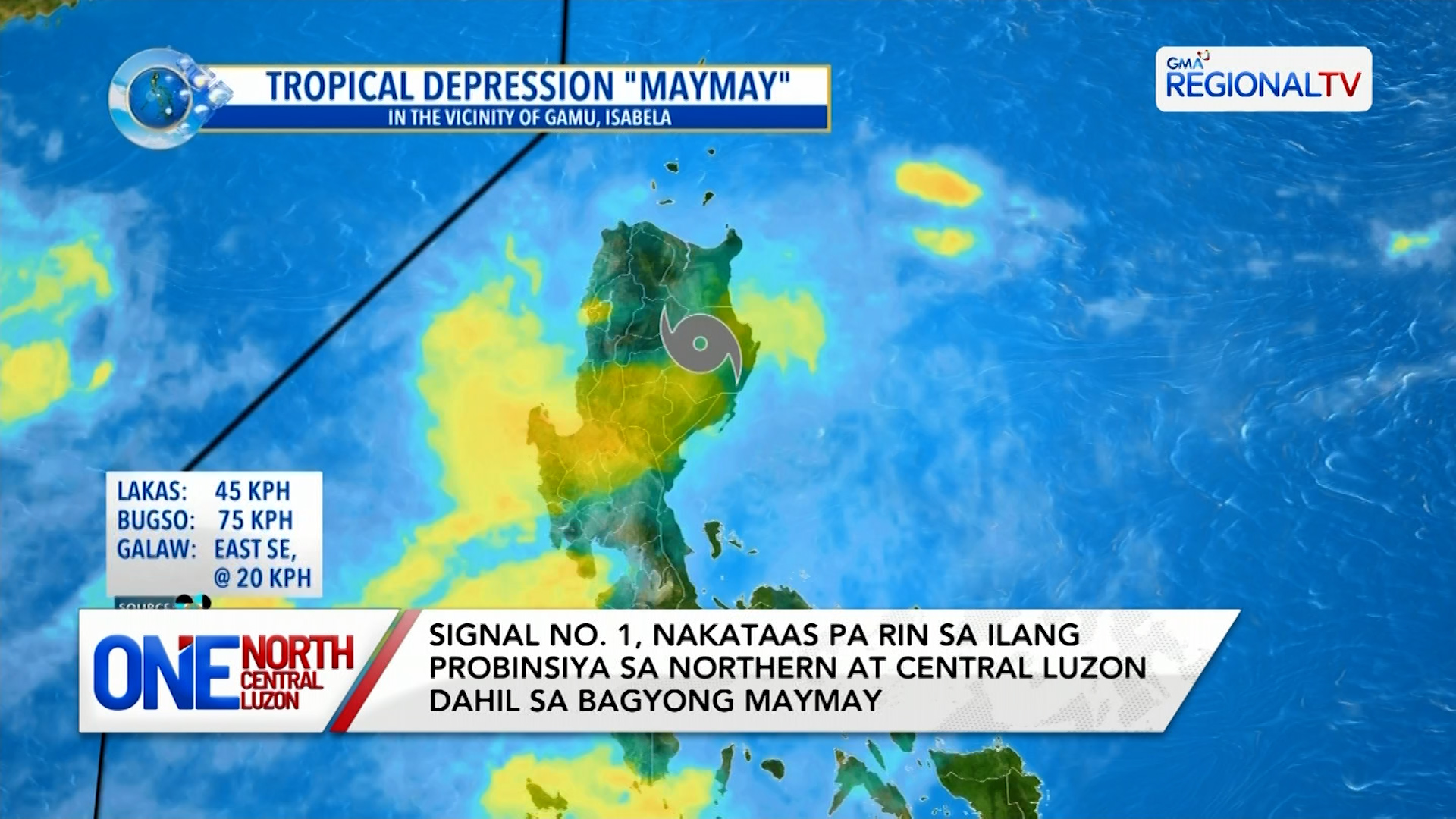 Latest sa galaw ng Bagyong Maymay, alamin | One North Central Luzon