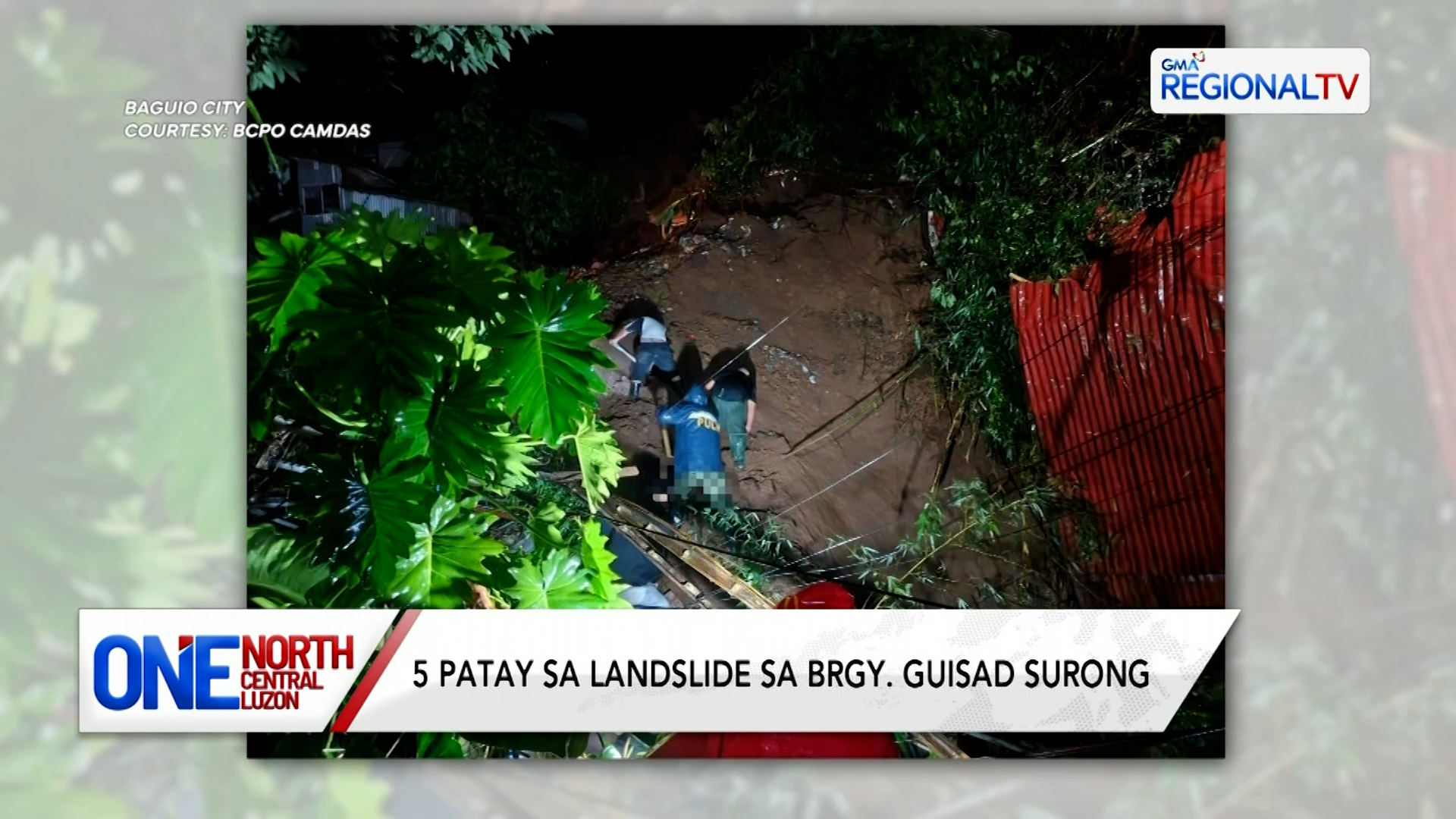 5 patay sa landslide sa Baguio City | One North Central Luzon