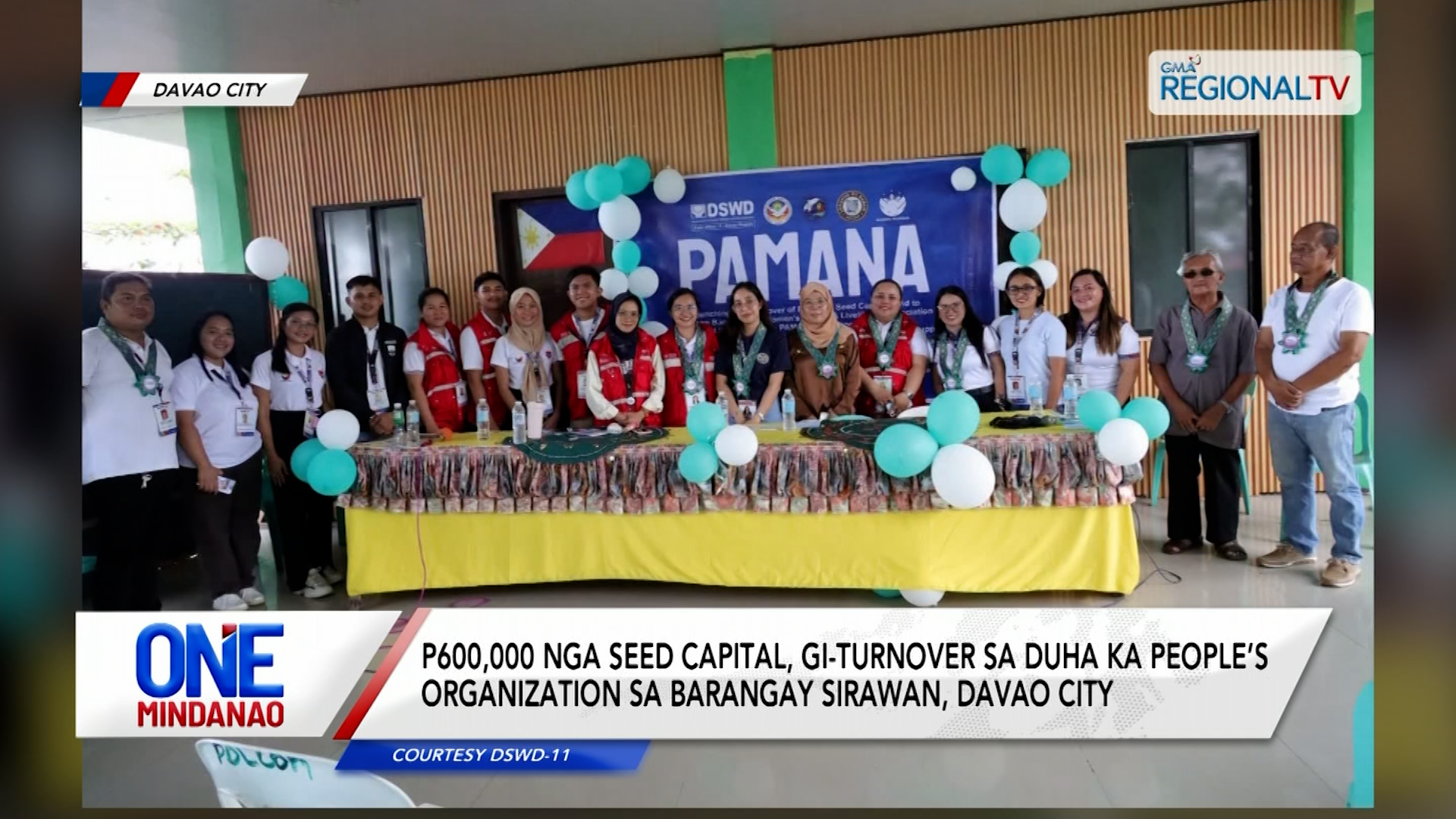 P600,000 nga Seed Capital, giturn-over I One Mindanao
